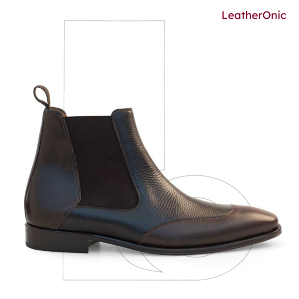 Cavalier- Leather Chelsea Boot for Men (cka474)