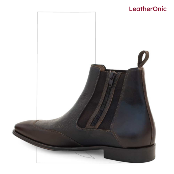 Cavalier- Leather Chelsea Boot for Men (cka474) - Image 2