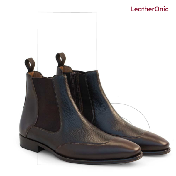 Cavalier- Leather Chelsea Boot for Men (cka474) - Image 3