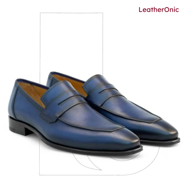 Lyraxio- Leather Loafers Shoes for Men (lom672) - Image 2