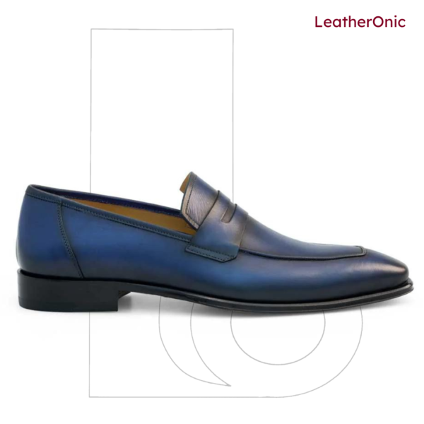 Lyraxio- Leather Loafers Shoes for Men (lom672) - Image 3