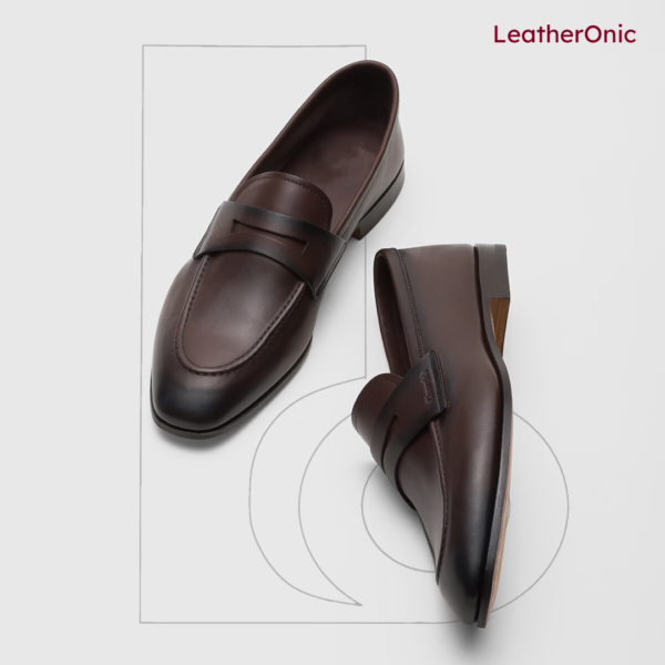 Kymani- Leather Loafer Shoes for Men (lom674) - Image 2