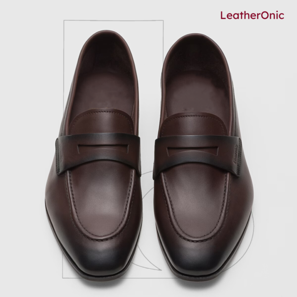 Kymani- Leather Loafer Shoes for Men (lom674) - Image 4