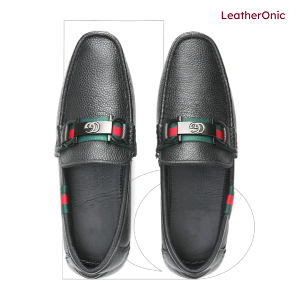 Loaxely- Leather Loafer Shoes for Men (lom677) - Image 2