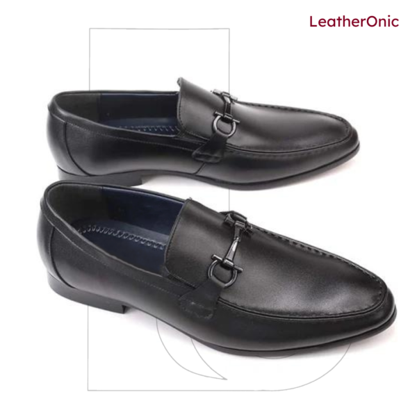 Valtor- Leather Loafer Shoes for Men (lom678) - Image 4