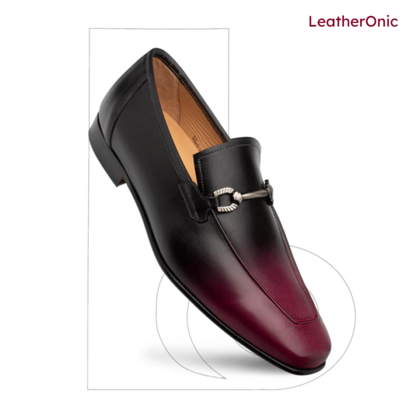 Lyraa- Leather Loafer Shoes for Men (lom680) - Image 2