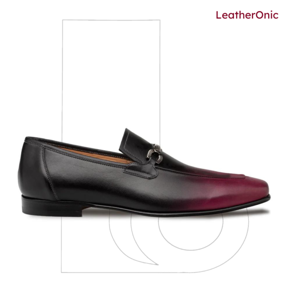 Lyraa- Leather Loafer Shoes for Men (lom680) - Image 4