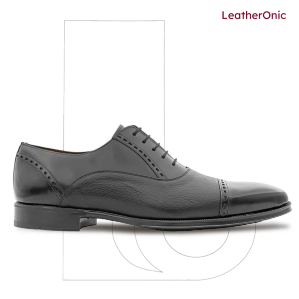 Flint- Leather Brogue Oxford Shoes for Men (ody772) - Image 3