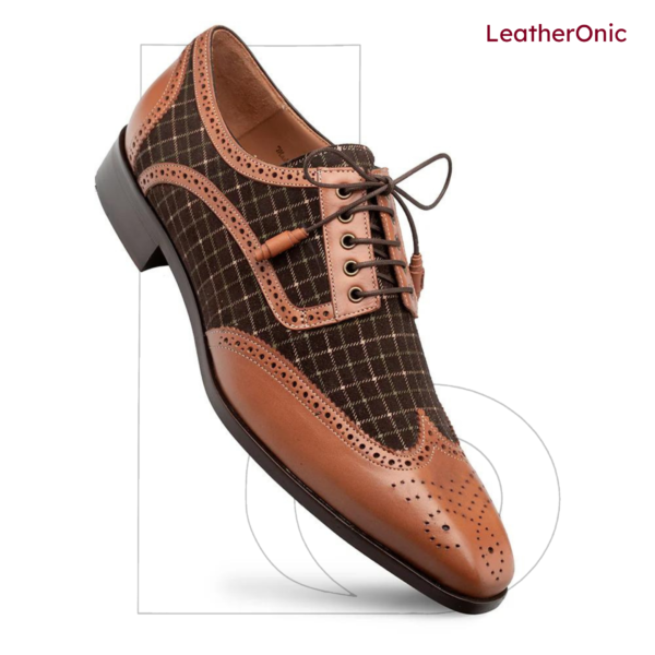 Spark- Leather Oxford Shoes for Men (ody780) - Image 2