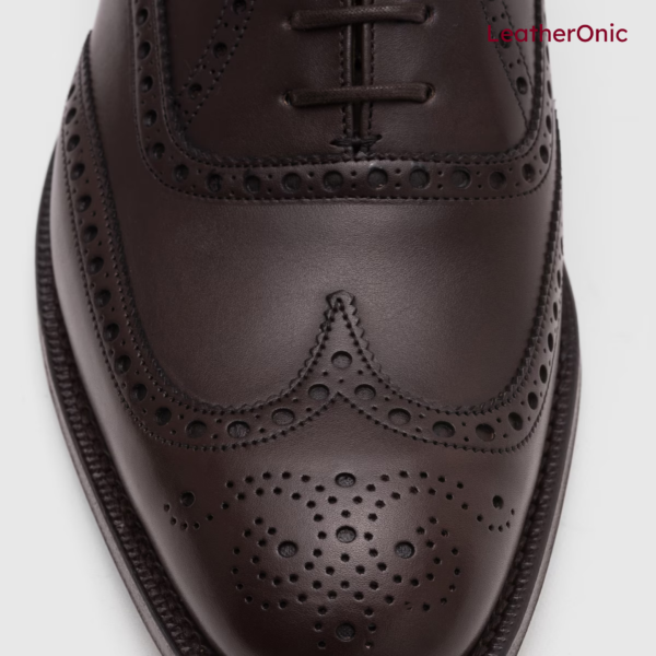 Fusion- Leather Brogue Oxford Shoes for Men (ody785) - Image 2