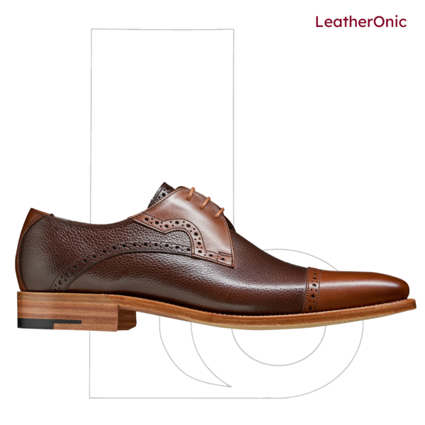 Camford- Leather Brogue Oxford Shoes for Men (ody792) - Image 3