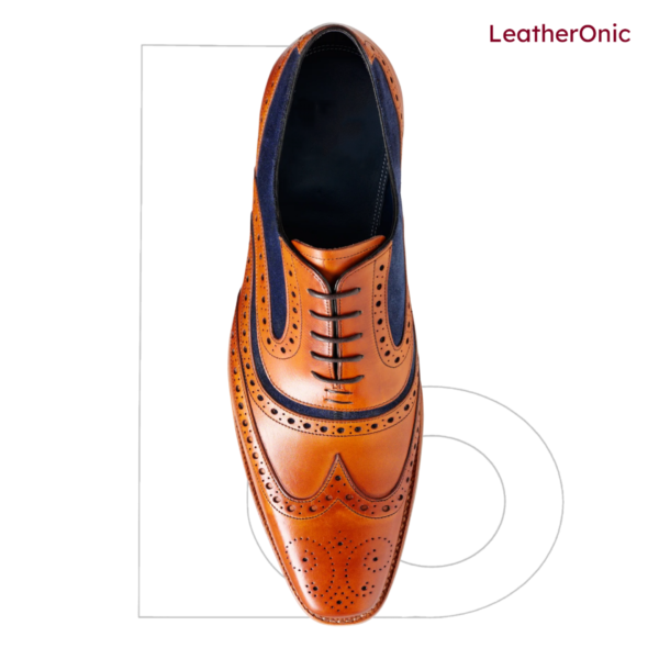 Harper- Leather Brogue Oxford Shoes for Men (ody798) - Image 2