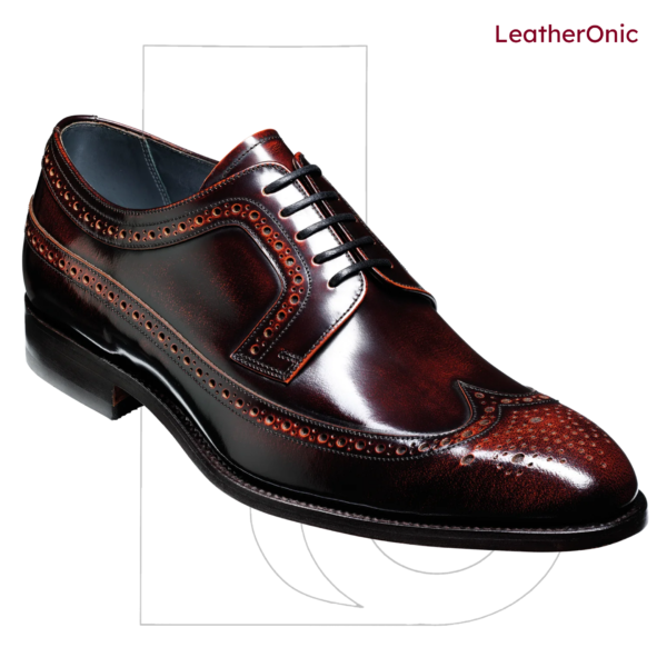 Axtel- Leather Brogue Derby Shoes for Men (ody800) - Image 3