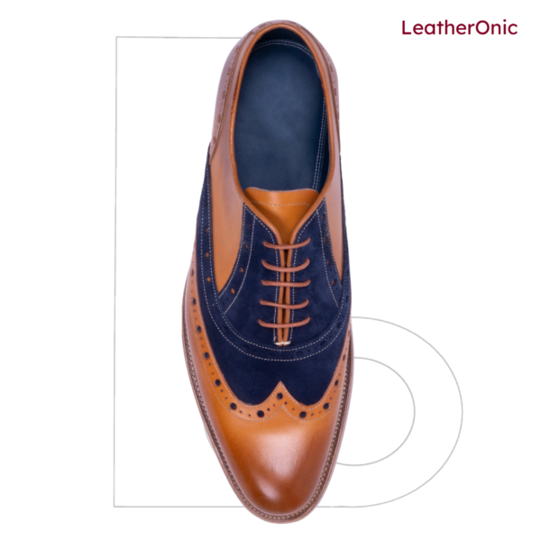 Jagger- Leather Brogue Oxford Shoes for Men (ody801)